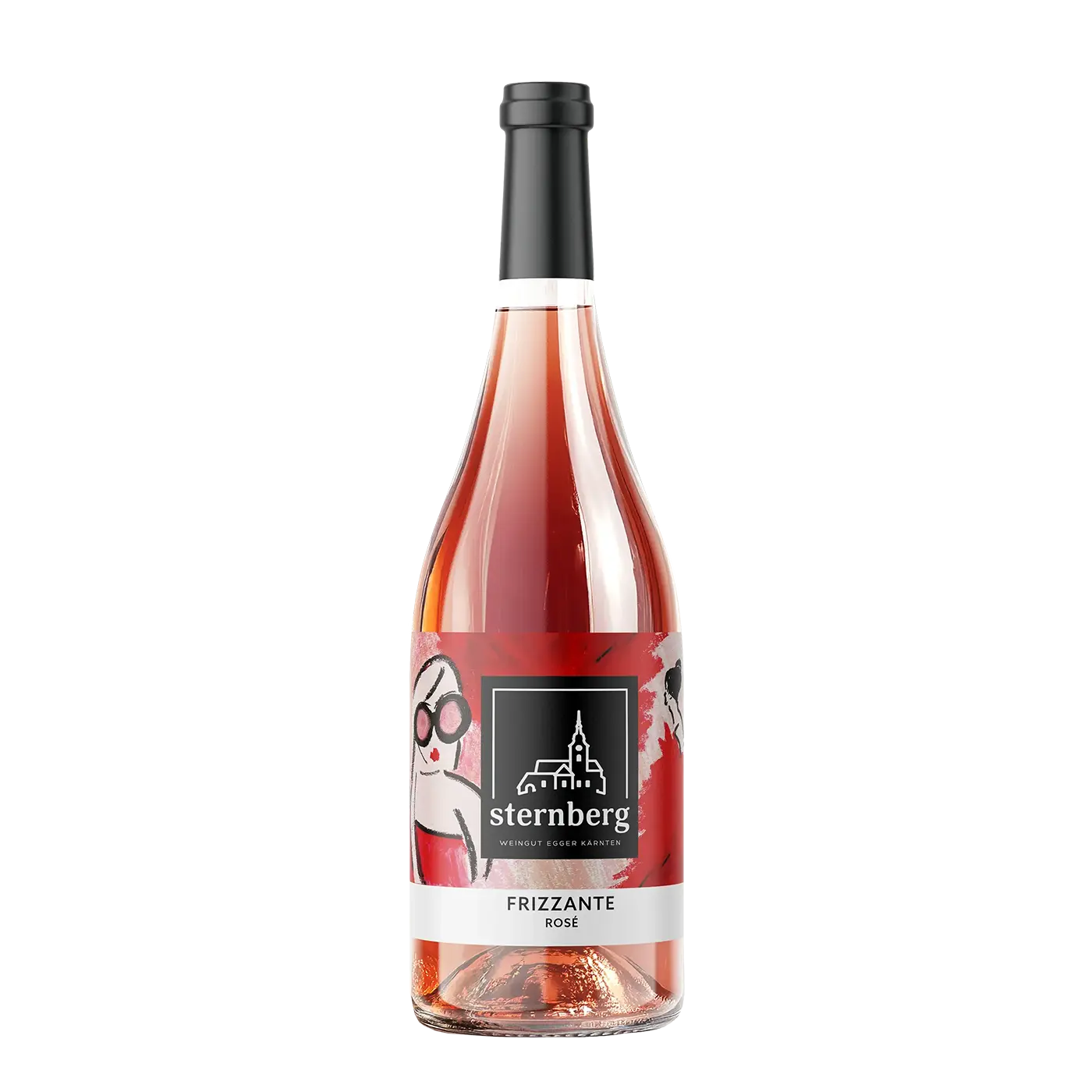 Bild einer Flasche Sternberg Frizzante Rosé